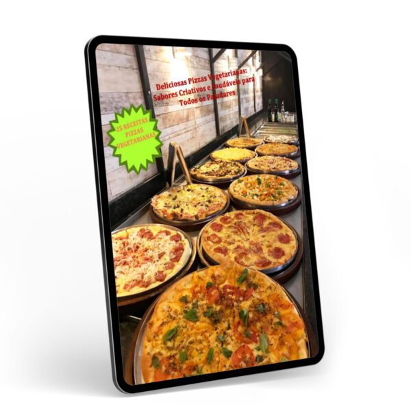 ebook receitas pizzas vegetarianas