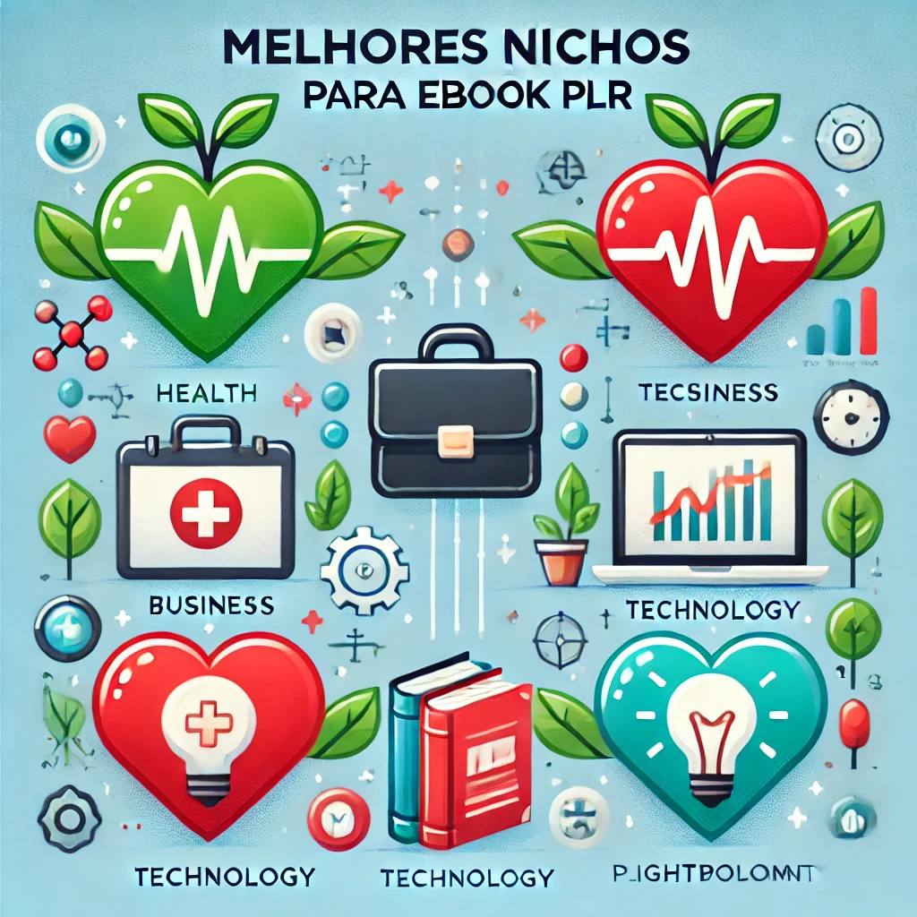 Melhores Nichos para Ebook PLR