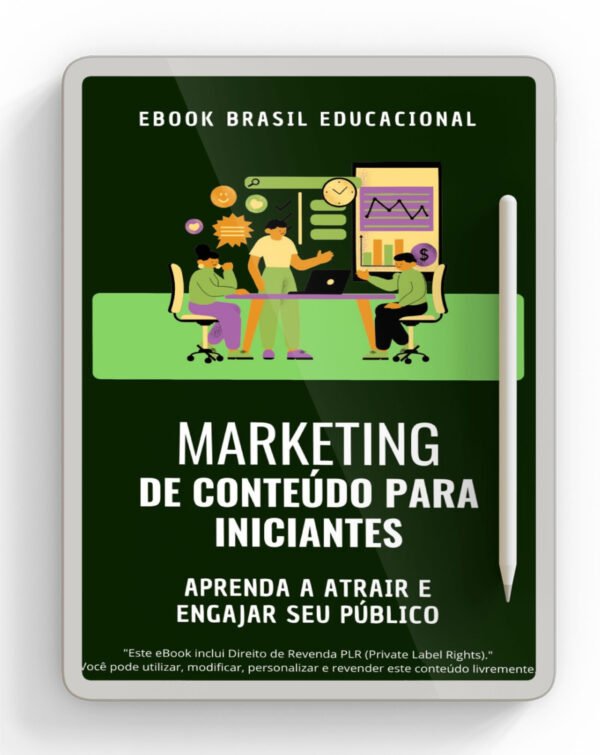 ebook plr o guia definitivo de marketing de conteudo para iniciantes aprenda a atrair e engajar seu publico